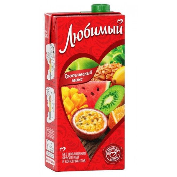 Любимый нап Троп микс обг 0,95л