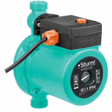 Насос циркуляционный Sturm WP2512W 260Вт, 55л/мин, напор 12м
