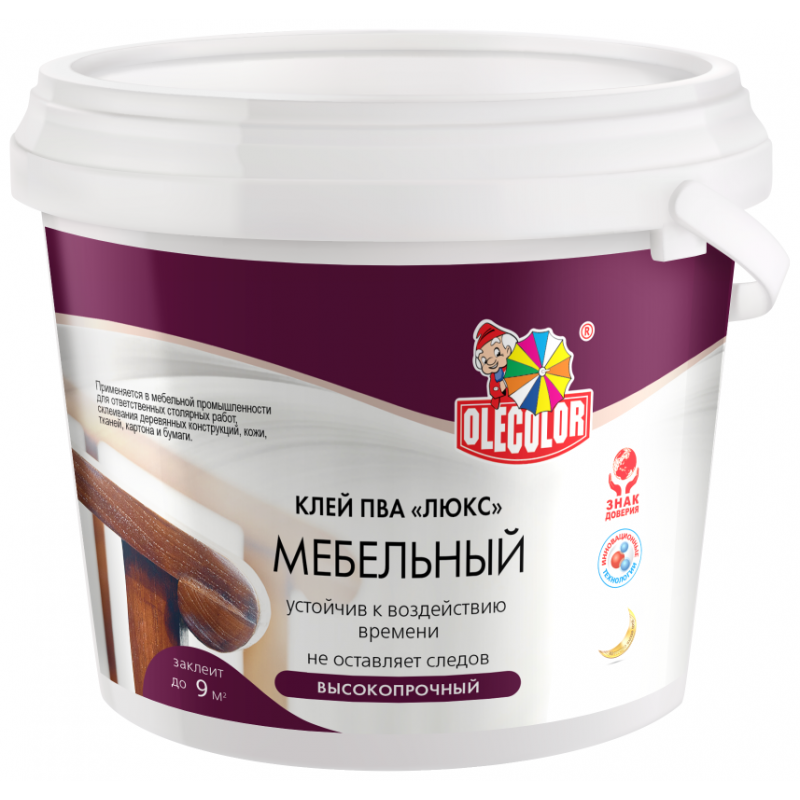 Клей пва люкс мебельный olecolor