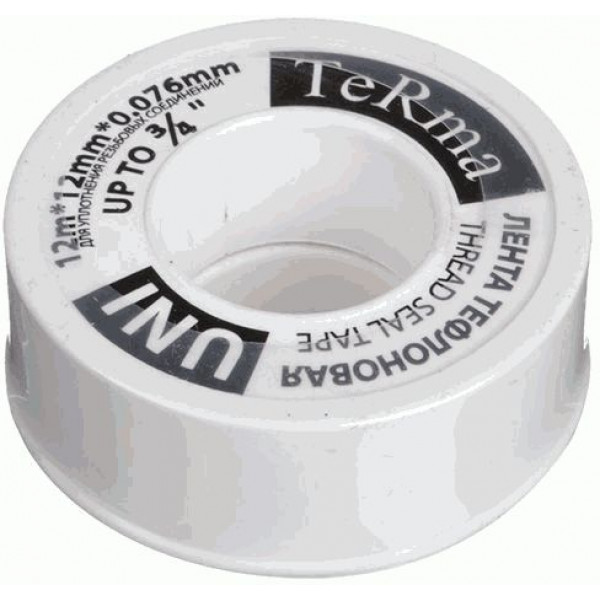 Лента Фум 12мм*12м*0,076мм TERMA UNI