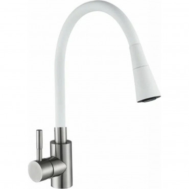 Смесит. кухни Антей 572571 шар. силик. излив Мармелад белый Смесит. кухни Антей 572571 шар. силик. излив Мармелад белый