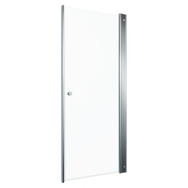 Дверь душевая Уно 90*185, хром, прозр.(1место)