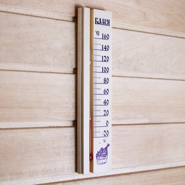 Термометр для бани,сауны дерево