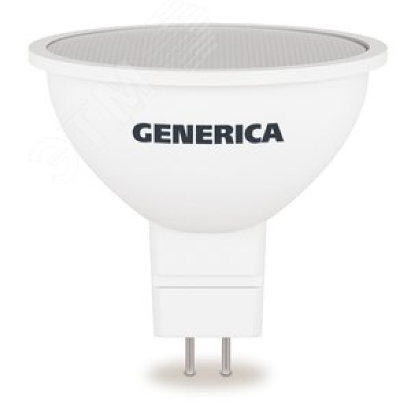 Лампа LED GU5.3 8Вт 4000К 230В  GENERICA