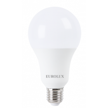 Лампа светод. Eurolux LL-E-A80-25W-230-6K-E27 (груша, 25Вт,холод.)