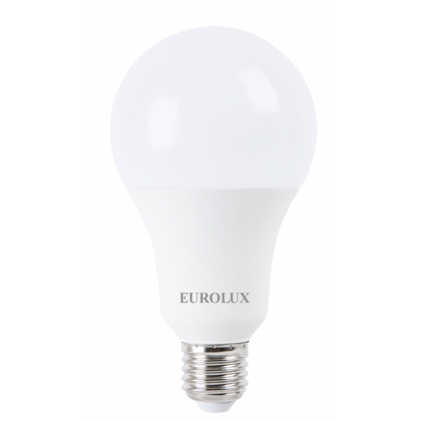 Лампа светод. Eurolux LL-E-A80-25W-230-6K-E27 (груша, 25Вт,холод.)
