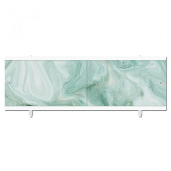 Экран для ванн "КВАРТ" мрамор зеленый 1,48м