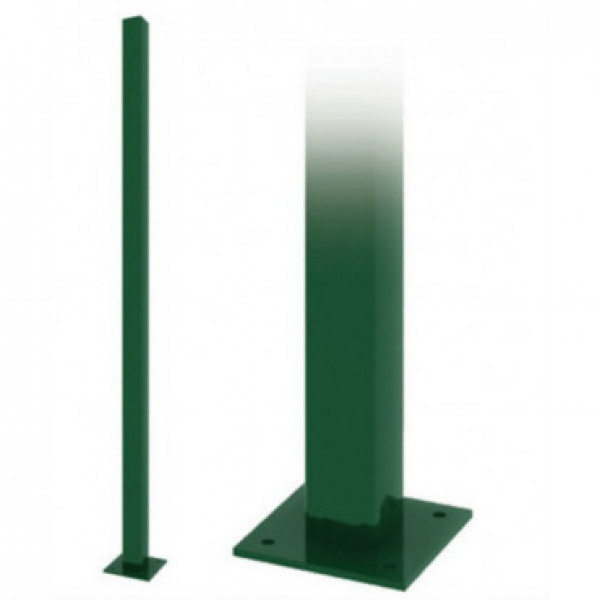 Столб 2500*60*60*2мм RAL 6005 Зеленый мох