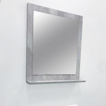 Зеркало 600 Анита Лайт с пол. БЕТОН