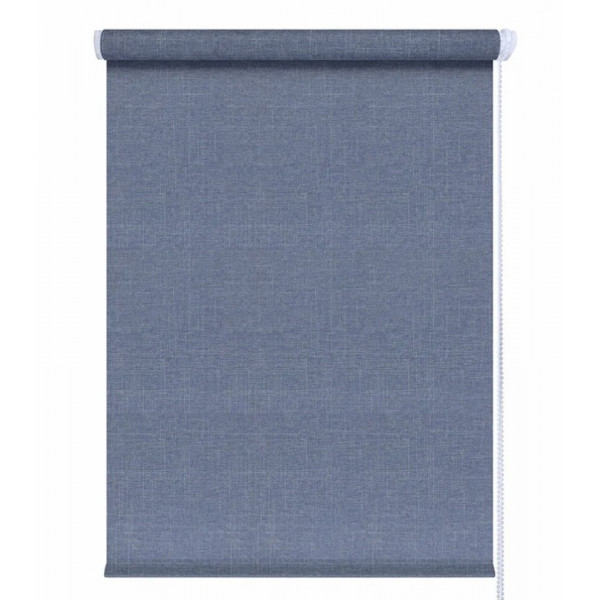 Штора рулонная 100*160см ДЖИНСОВАЯ Темно-синий/ 7100