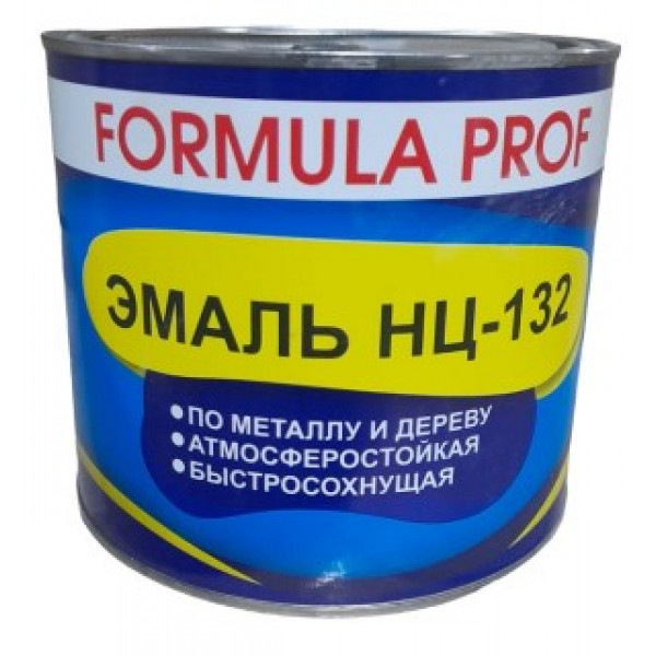 Эмаль НЦ-132 FORMULA PROF белая 1,7кг /6