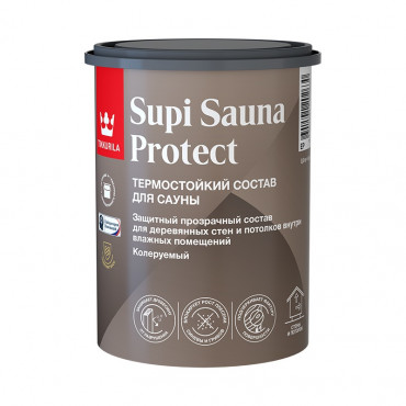 Защитный  состав для саун Супи Сауна Протект п/мат 0,9л. Tikkurila