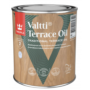 Масло для терасс и садовой мебели Vallti Terrace oil EC 0.9л TIKKURILA