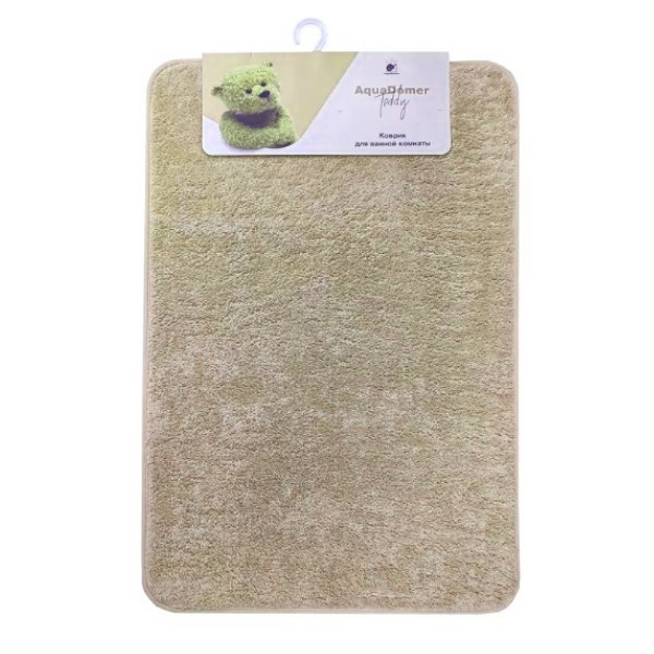 Коврик 60*100 AQUADOMER Teddy Light beige (Светло-бежевый)