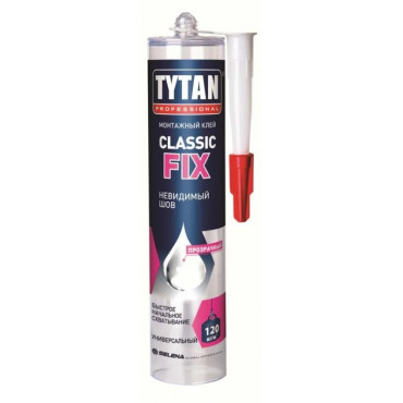 Клей монтажный Classic Fix прозр.310мл Tytan Professional