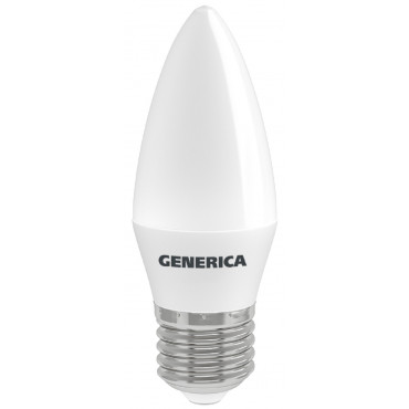 Лампа LED C35  Е27 8Вт 4000К 230В  GENERICA свеча