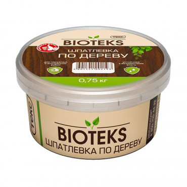Шпатлевка по дереву BIOTEKS бук 0,75 кг /ПРОФИ