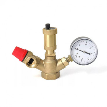 Группа безопасности для котла мини (латунь) 1,5bar Vieir  AQ1123A