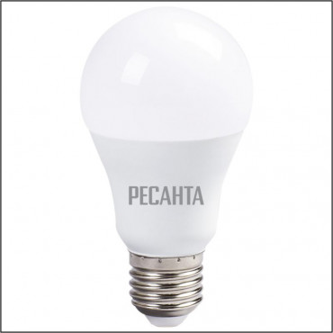 Лампа светод. LL-R-A80-20W-230-6K-E27 Ресанта 76/1/76