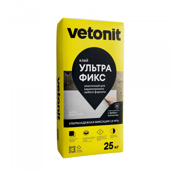 Клей Ветонит Ультра Фикс  25 кг
