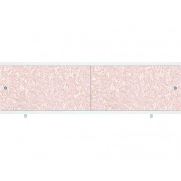 Экран для ванн "КВАРТ" розовый иней 1,5м (33427)