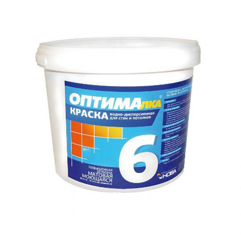 Краска моющаяся ОПТИМА-6 7,0 кг.