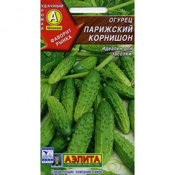Семена Огурец Парижский корнишон +50%бпл евро УрД