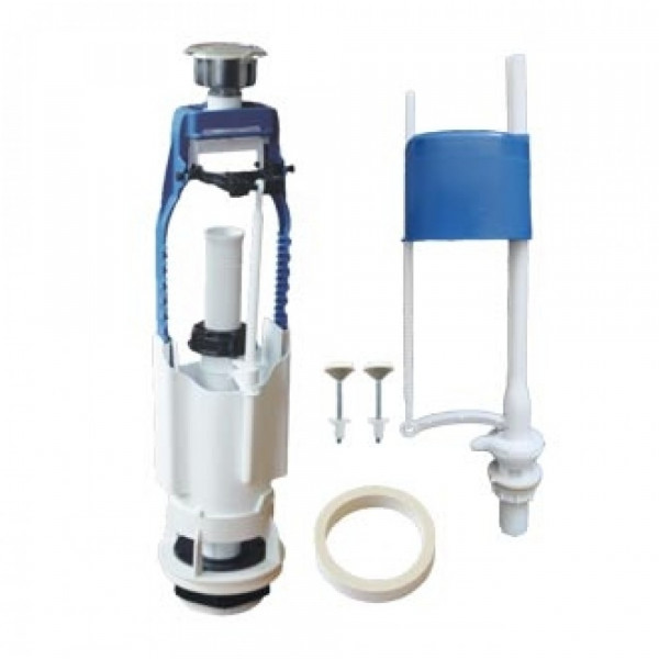 Комплект арматуры АБ-69,57,14,0 Нижняя. Белая кнопка (Псков)