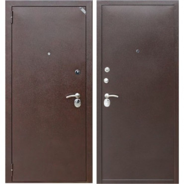 Дверь мет. Стройгост 7-2 (960L) левая металл/металл 3 петли Мин.вата