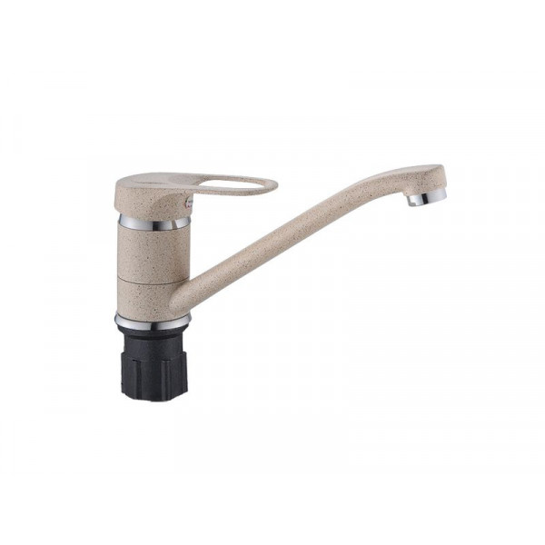 Смеситель для кухни ЭВЕРЕСТ В49-0259, беж. мрамор