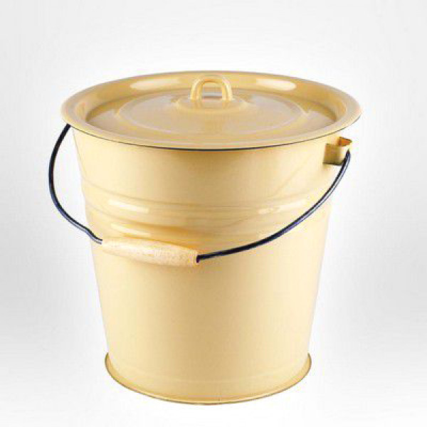 Ведро эмаль 12л с/к палевый