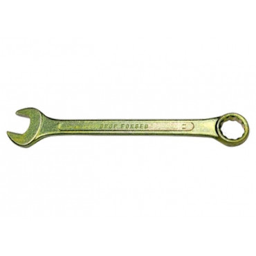 Ключ комбинированный 7 мм желтый цинк 14973