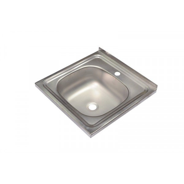 Мойка нерж. 50*50 наклад. матовая 0,4мм V-406