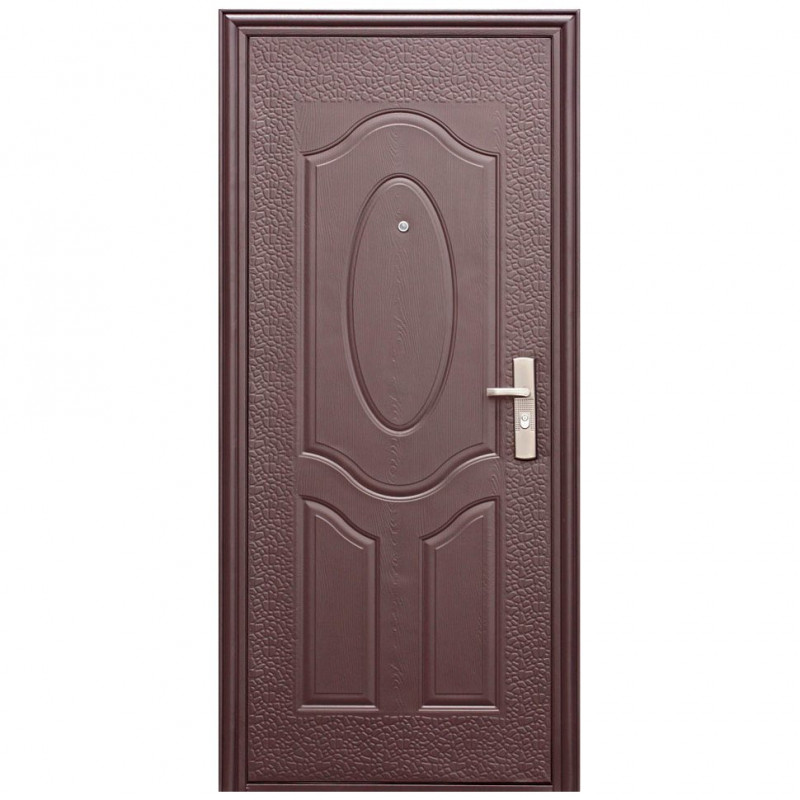 Дверь мет. Е40М (960L) левая + ручка  гофра картон