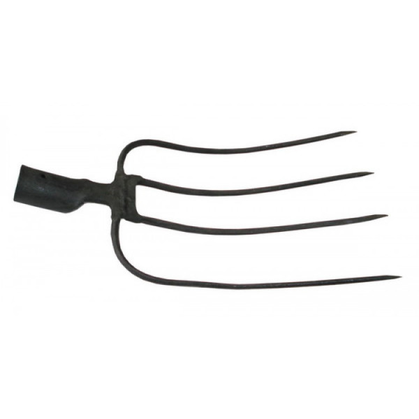 Вилы сенные 4-х рогие черные F102 Техпром