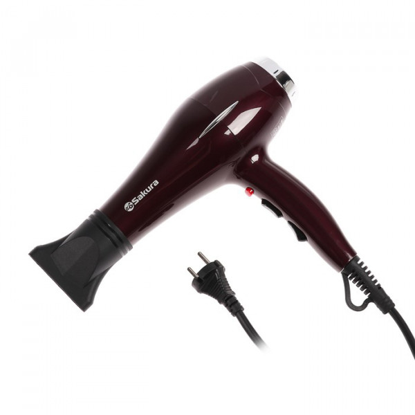 Фен 2400ВТ SA-4037BK Professional 4темп.режима 2скор.