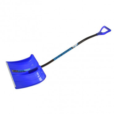 Лопата снеговая пласт. с черен. 500*375мм с алюм. планкой Монблан