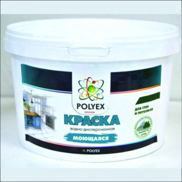 Краска моющаяся POLYEX 14кг
