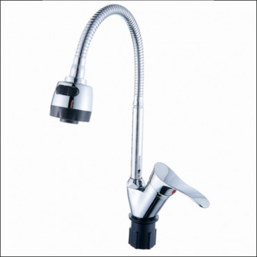 Смеситель для кухни ЭВЕРЕСТ В58-214М гибкий