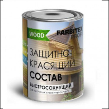 Wood Extra Палисандр 3,0л. защитно-красящий состав 3 в 1 /8шт./ Фарбитекс