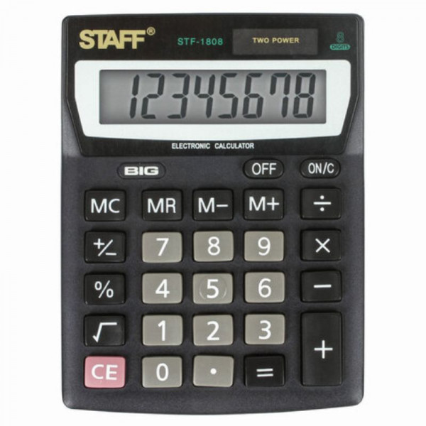Калькулятор STF-1808 8 разрядов