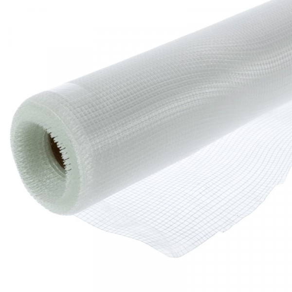 Сетка стеклотканевая малярная 5*5мм 1*50м Люкстейп 65гр/кв.м