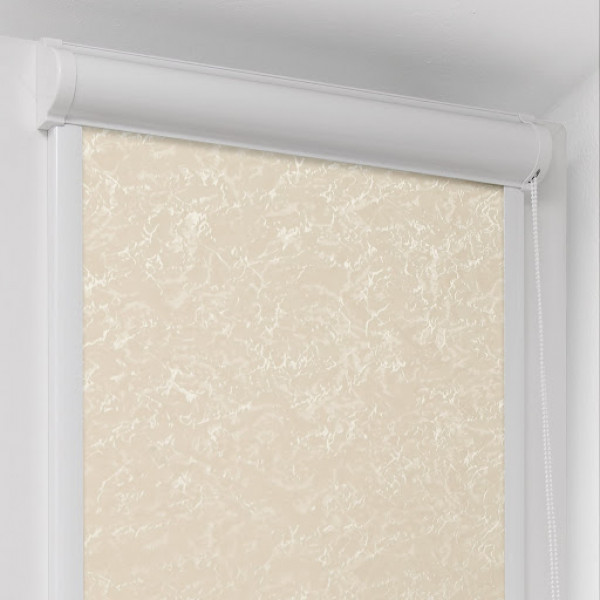 Штора рулонная 110*160см ЖАККАРД Кремовый/6602