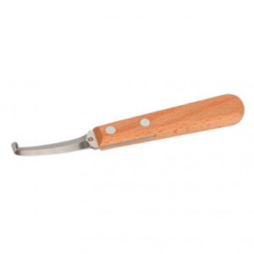 Нож копытный ( дерев. ручка) Двухстороний обоюдоострый