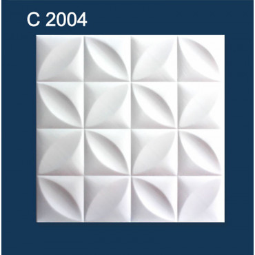 Плитка потолочная 2004 С /белый/ 0,50*0,50м (8шт)