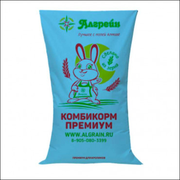 Комбикорм для кроликов ПРЕМИУМ ("Алгрейн) 35 кг