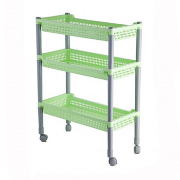 Этажерка 3-х секц. прямоуг узкая [ФЛЕР]