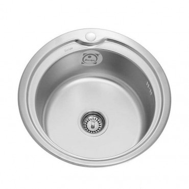 Мойка нерж. 51*51врез гл 16см 0,6мм Sinklight матов. Мойка нерж. 51*51врез гл 16см 0,6мм Sinklight матов.