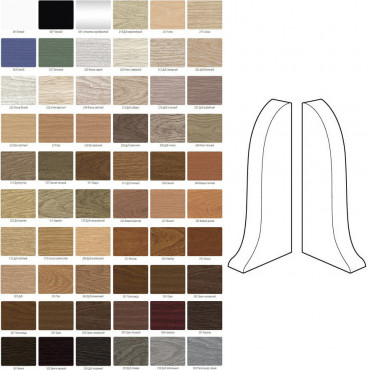 Заглушка Tarkett SD60 242 GREY OAK