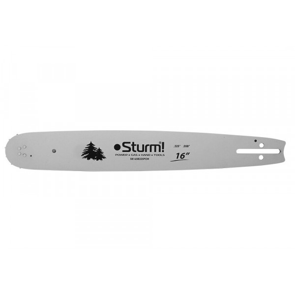 Пильная шина SB1658325POН Sturm 16" паз 1,5мм, 0,325", 66зв хвостовик РОН (OREGON K095/А095)
